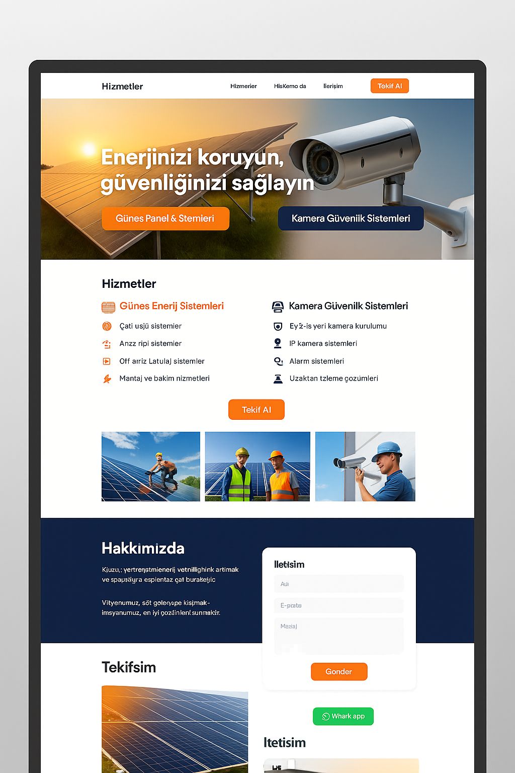 Kozlu Mühendislik – Güneş ve Kamera