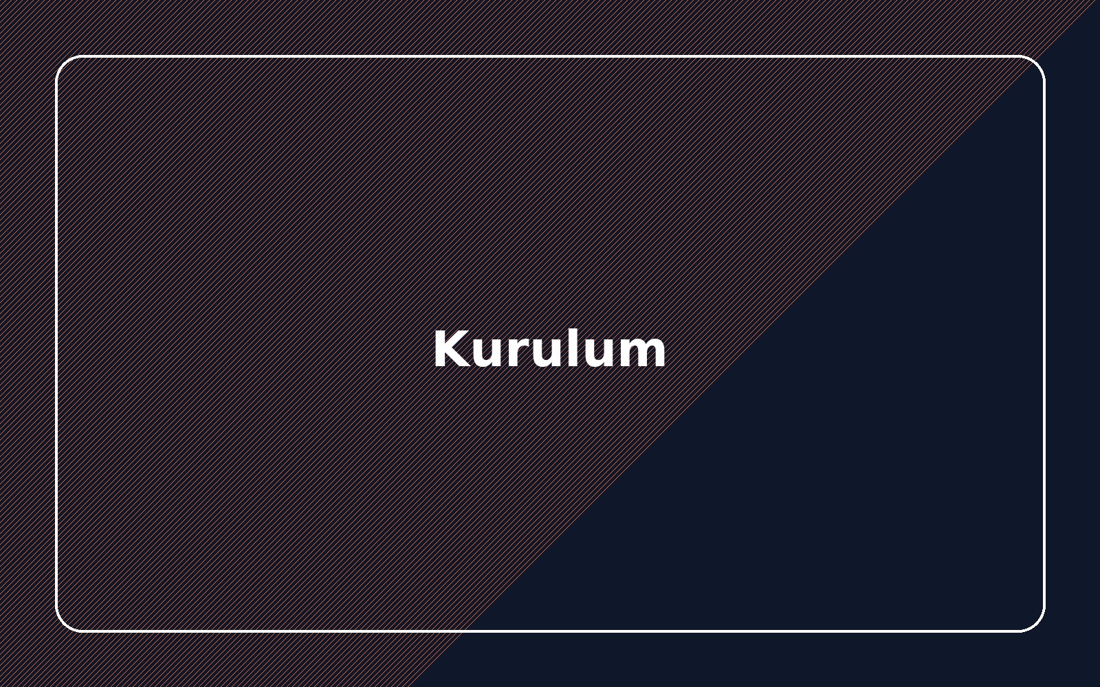 Kurulum